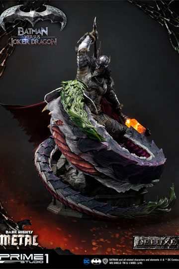 Dark Nights: Metal Statue Batman Versus Joker Dragon Deluxe Ver. 87 cm