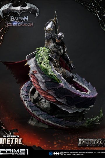 Dark Nights: Metal Statue Batman Versus Joker Dragon Deluxe Ver. 87 cm