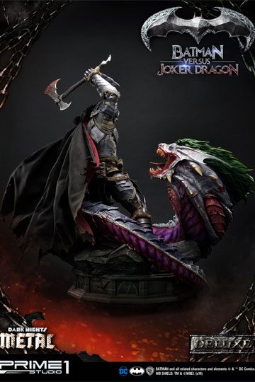 Dark Nights: Metal Statue Batman Versus Joker Dragon Deluxe Ver. 87 cm