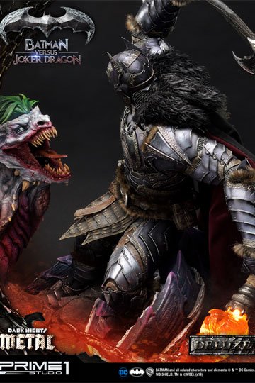 Dark Nights: Metal Statue Batman Versus Joker Dragon Deluxe Ver. 87 cm