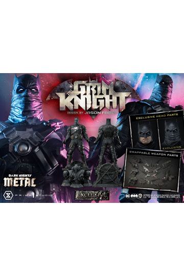 Dark Nights: Metal Statues The Grim Knight & The Grim Knight Exclusive 82 cm Assortment