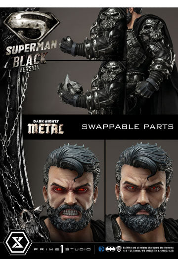 DC Comics Statue 1/3 Superman Black Version 88 cm
