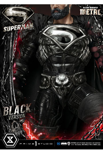 DC Comics Statue 1/3 Superman Black Version 88 cm