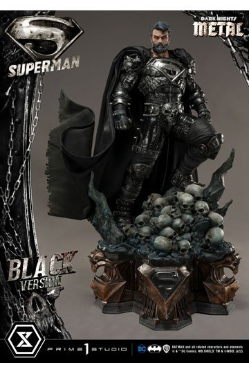 DC Comics Statue 1/3 Superman Black Version 88 cm
