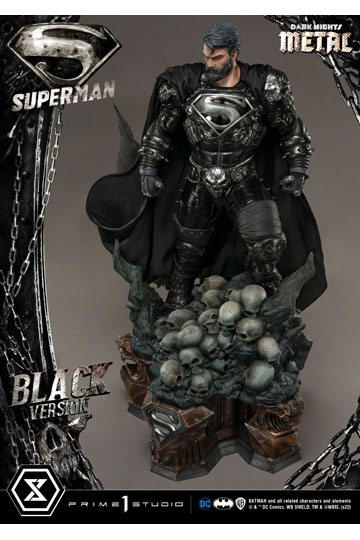 DC Comics Statue 1/3 Superman Black Version 88 cm