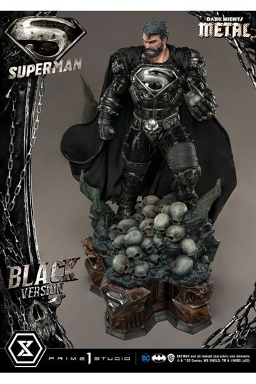 DC Comics Statue 1/3 Superman Black Version 88 cm