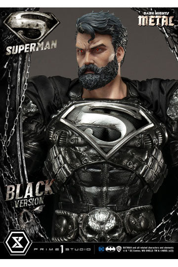 DC Comics Statue 1/3 Superman Black Version 88 cm