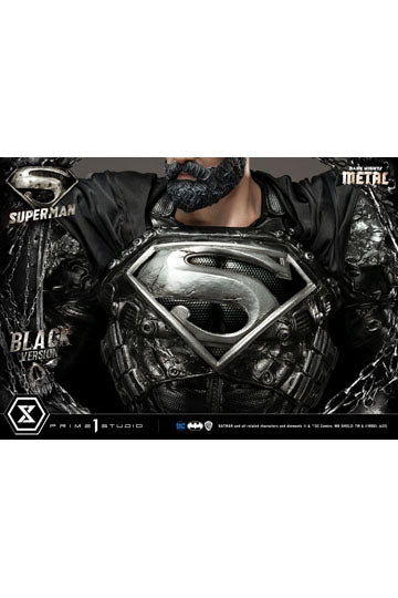 DC Comics Statue 1/3 Superman Black Version 88 cm