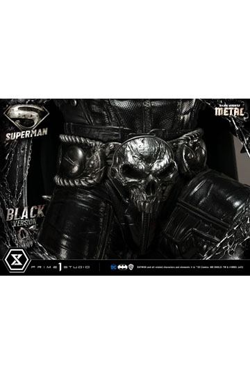 DC Comics Statue 1/3 Superman Black Version 88 cm