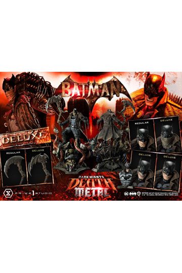 Dark Knights: Metal Statue 1/3 Death Metal Batman Deluxe Bonus Ver. 105 cm