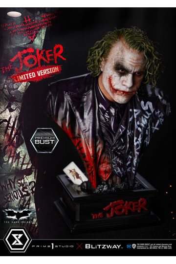 The Dark Knight Premium Bust The Joker Limited Version 26 cm