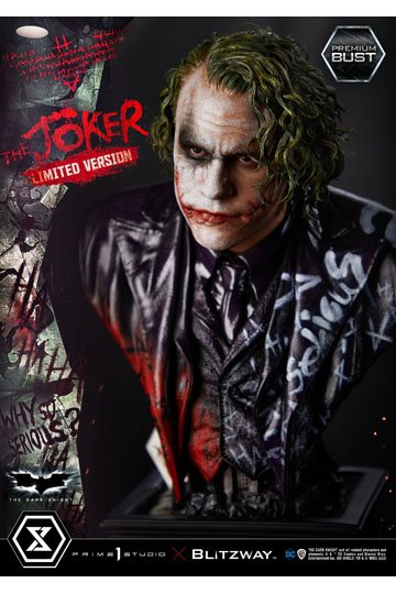 The Dark Knight Premium Bust The Joker Limited Version 26 cm
