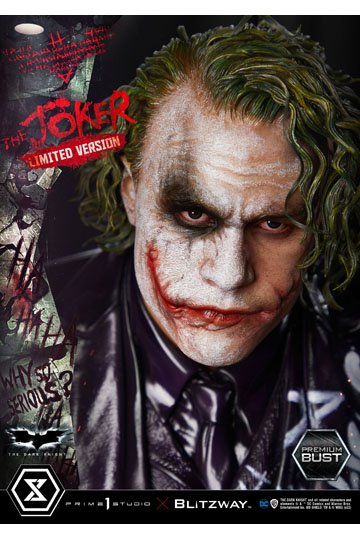 The Dark Knight Premium Bust The Joker Limited Version 26 cm