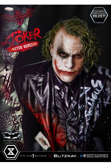 The Dark Knight Premium Bust The Joker Limited Version 26 cm