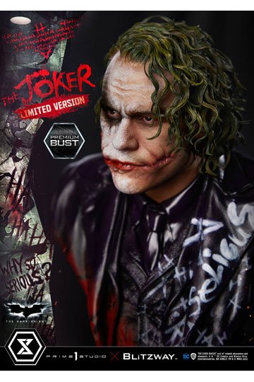 The Dark Knight Premium Bust The Joker Limited Version 26 cm