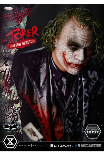 The Dark Knight Premium Bust The Joker Limited Version 26 cm