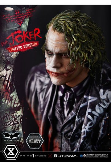 The Dark Knight Premium Bust The Joker Limited Version 26 cm