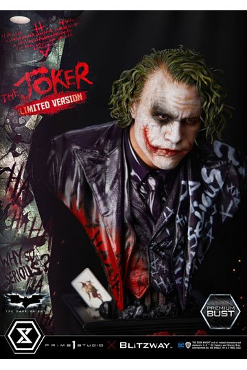 The Dark Knight Premium Bust The Joker Limited Version 26 cm