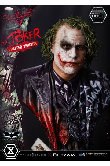 The Dark Knight Premium Bust The Joker Limited Version 26 cm