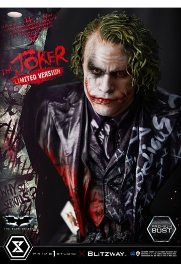 The Dark Knight Premium Bust The Joker Limited Version 26 cm