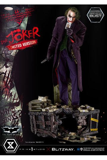 The Dark Knight Premium Bust The Joker Limited Version 26 cm