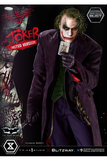 The Dark Knight Premium Bust The Joker Limited Version 26 cm