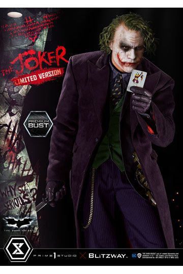 The Dark Knight Premium Bust The Joker Limited Version 26 cm