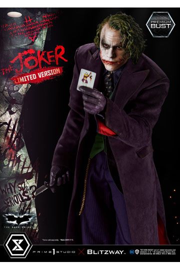 The Dark Knight Premium Bust The Joker Limited Version 26 cm