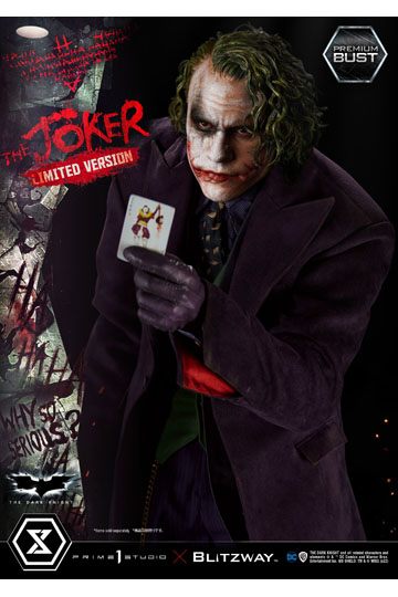 The Dark Knight Premium Bust The Joker Limited Version 26 cm