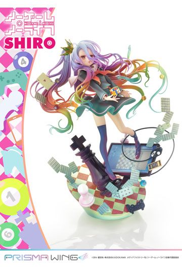 No Game No Life Prisma Wing PVC Statue 1/7 Shiro 27 cm