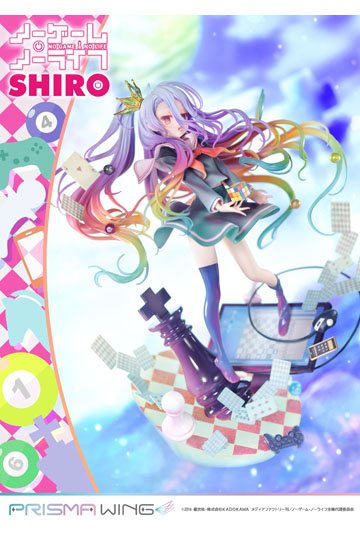 No Game No Life Prisma Wing PVC Statue 1/7 Shiro 27 cm
