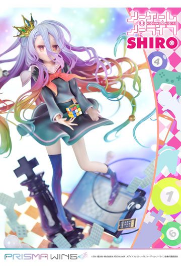 No Game No Life Prisma Wing PVC Statue 1/7 Shiro 27 cm
