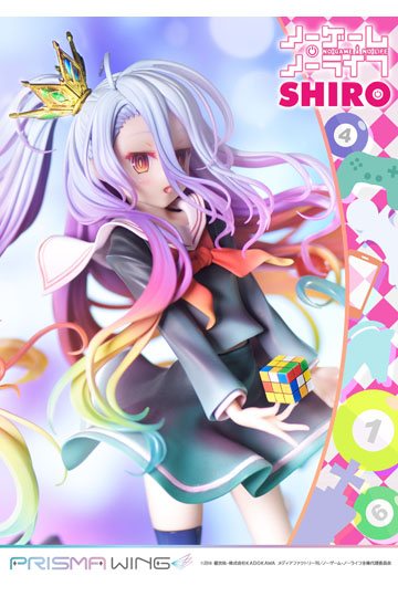 No Game No Life Prisma Wing PVC Statue 1/7 Shiro 27 cm