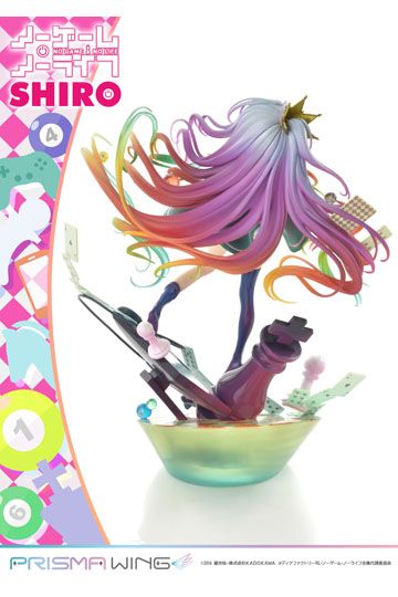 No Game No Life Prisma Wing PVC Statue 1/7 Shiro 27 cm
