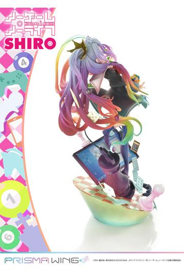 No Game No Life Prisma Wing PVC Statue 1/7 Shiro 27 cm