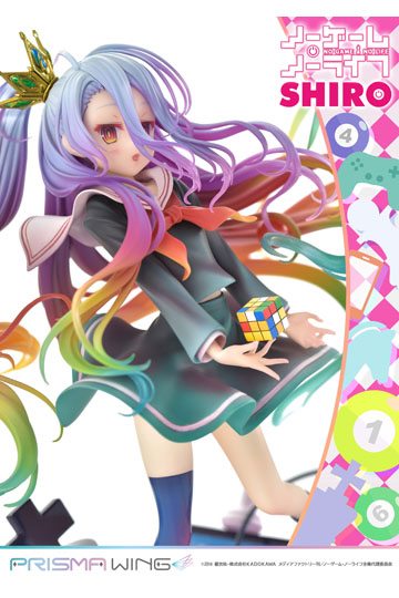 No Game No Life Prisma Wing PVC Statue 1/7 Shiro 27 cm