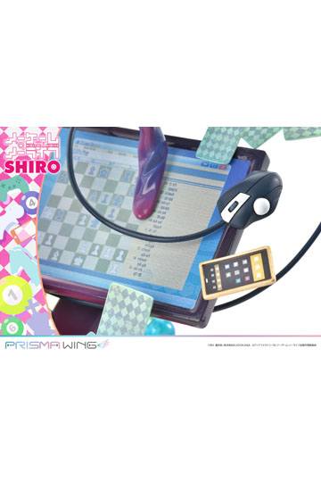 No Game No Life Prisma Wing PVC Statue 1/7 Shiro 27 cm
