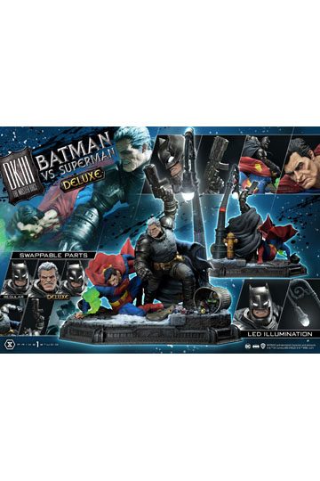 DC Comics Statue Batman Vs. Superman (The Dark Knight Returns) Deluxe Bonus Ver. 110 cm