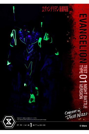 Evangelion Statue Evangelion Test Type 01 Night Battle Version Concept by Josh Nizzi 67 cm