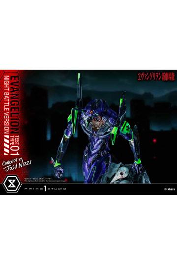 Evangelion Statue Evangelion Test Type 01 Night Battle Version Concept by Josh Nizzi 67 cm