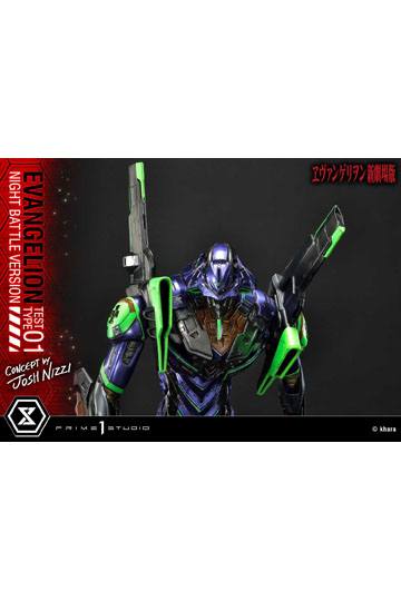 Evangelion Statue Evangelion Test Type 01 Night Battle Version Concept by Josh Nizzi 67 cm