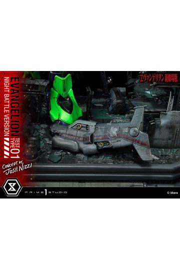 Evangelion Statue Evangelion Test Type 01 Night Battle Version Concept by Josh Nizzi 67 cm
