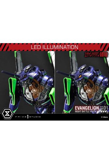 Evangelion Statue Evangelion Test Type 01 Night Battle Version Concept by Josh Nizzi 67 cm
