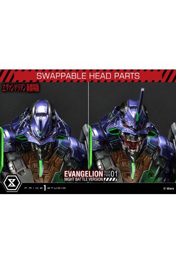 Evangelion Statue Evangelion Test Type 01 Night Battle Version Concept by Josh Nizzi 67 cm
