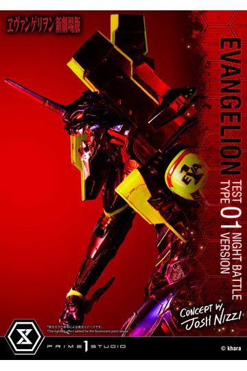 Evangelion Statue Evangelion Test Type 01 Night Battle Version Concept by Josh Nizzi 67 cm