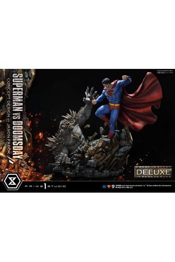 DC Comics Statue 1/3 Superman Vs. Doomsday by Jason Fabok Deluxe Bonus Version 95 cm