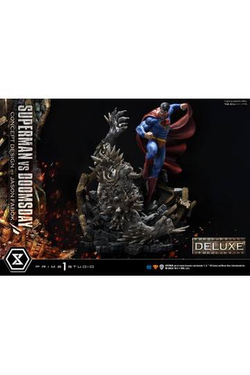 DC Comics Statue 1/3 Superman Vs. Doomsday by Jason Fabok Deluxe Bonus Version 95 cm
