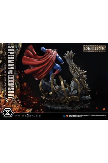 DC Comics Statue 1/3 Superman Vs. Doomsday by Jason Fabok Deluxe Bonus Version 95 cm