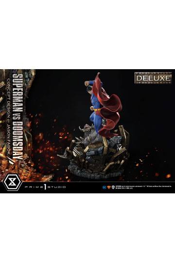 DC Comics Statue 1/3 Superman Vs. Doomsday by Jason Fabok Deluxe Bonus Version 95 cm