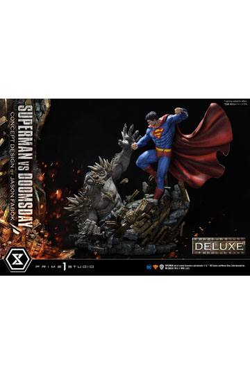 DC Comics Statue 1/3 Superman Vs. Doomsday by Jason Fabok Deluxe Bonus Version 95 cm